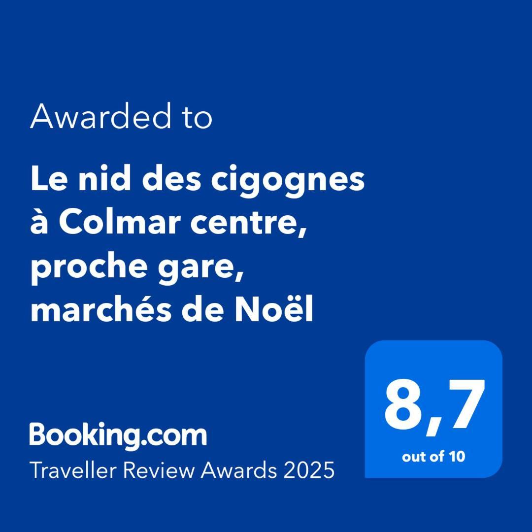 דירות Le Nid Des Cigognes A Colmar Centre, Proche Gare, Marches De Noel מראה חיצוני תמונה